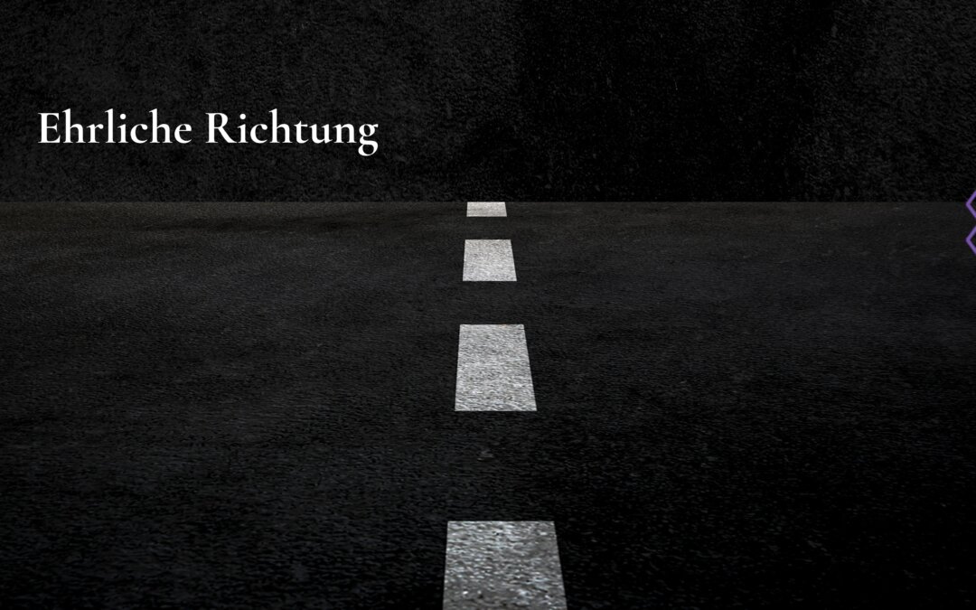 Du musst nicht schneller werden. Du musst ehrlicher werden.